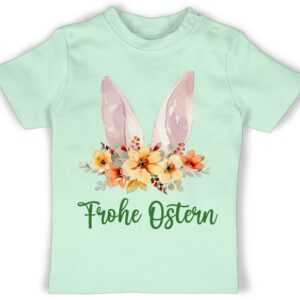 Shirtracer T-Shirt Frohe Ostern Hasenohren Osterüberraschung Ostern Mini Geschenke Osterk Ostergeschenke