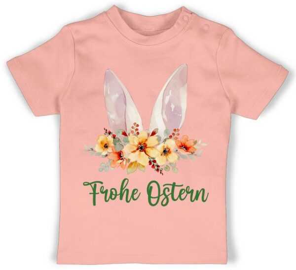 Shirtracer T-Shirt Frohe Ostern Hasenohren Osterüberraschung Ostern Mini Geschenke Osterk Ostergeschenke