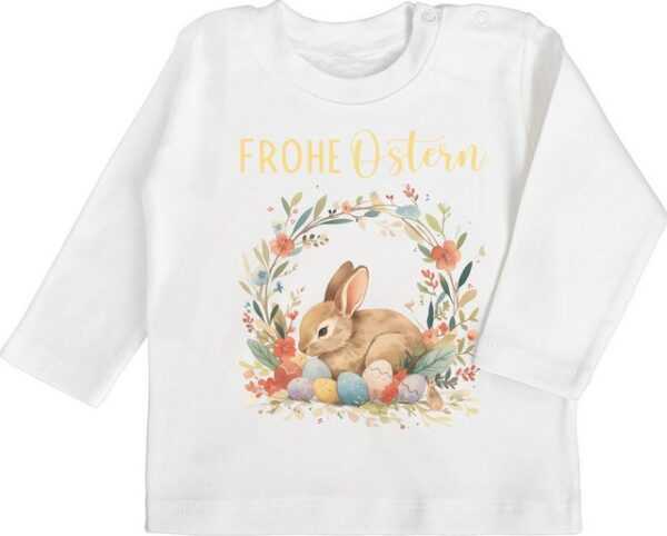 Shirtracer T-Shirt Frohe Ostern Niedlicher Osterhase Osterüberraschung Ostern Mitbringsel Ostergeschenke