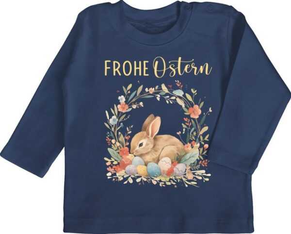 Shirtracer T-Shirt Frohe Ostern Niedlicher Osterhase Osterüberraschung Ostern Mitbringsel Ostergeschenke