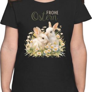 Shirtracer T-Shirt Frohe Ostern - Osterhase Kleine Osterüberraschung Ostern Kleinigkeiten Geschenk Ostern