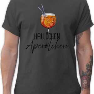 Shirtracer T-Shirt Hallöchen Aperölchen Aperol Spritz Mädelsabend Karneval & Fasching