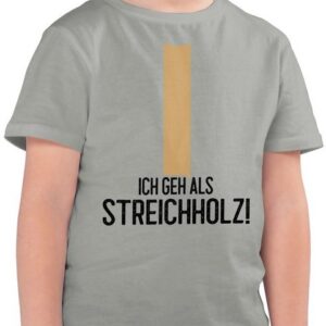 Shirtracer T-Shirt Ich geh als Streichholz Karneval & Fasching