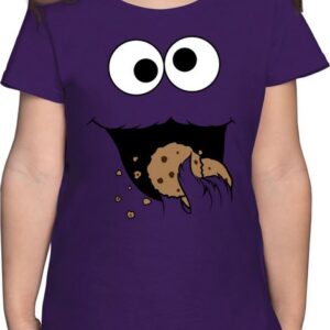 Shirtracer T-Shirt Keks-Monster Karneval & Fasching