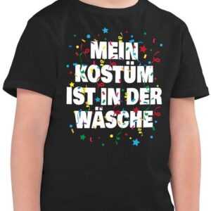 Shirtracer T-Shirt Mein Kostüm ist in der Wäsche Konfetti Karneval & Fasching