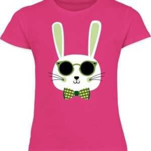 Shirtracer T-Shirt Osterhase Sonnenbrille Grün - Geschenk Ostern - Mädchen Kinder T-Shirt ostern tshirt mädchen - kinder ostergeschenk - coole ostergeschenke