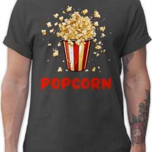 Shirtracer T-Shirt Popcorn Fan Popcornverkleidung Filmliebhaber Pop-Corn Karneval & Fasching