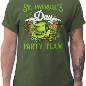 Shirtracer T-Shirt St Patricks Day Kostüm Team Party Irland Irish St. Patricks Day