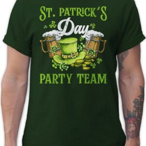 Shirtracer T-Shirt St Patricks Day Kostüm Team Party Irland Irish St. Patricks Day