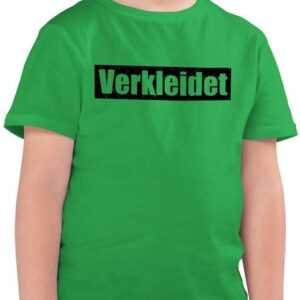 Shirtracer T-Shirt Verkleidet Schriftzug - schwarz Karneval & Fasching