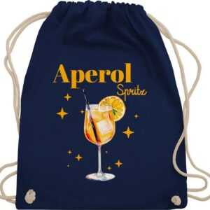 Shirtracer Turnbeutel Aperol Spritz Kostüm Aperoli Aperollin Freundin Spritztour, Karneval & Fasching