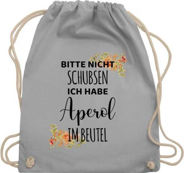 Shirtracer Turnbeutel Bitte nicht schubsen ich habe Aperol im Beutel - Frauen Geschenk Mädel, Karneval & Fasching