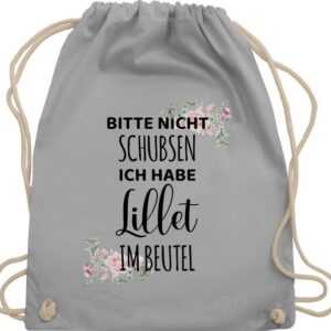 Shirtracer Turnbeutel Bitte nicht schubsen ich habe Lillet im Beutel - Frauen Geschenk Mädel, Karneval & Fasching