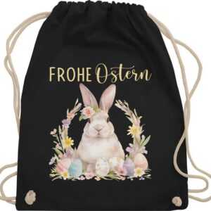 Shirtracer Turnbeutel Frohe Ostern Süßer Osterhase Niedliche Kleine Osterüberraschung Osterg, Ostergeschenk Deko