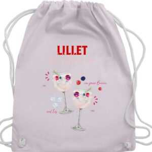 Shirtracer Turnbeutel Lillet Wildberry Rezept Lustiges Geschenk Lilletfan Wildberry Lillet F, Karneval & Fasching