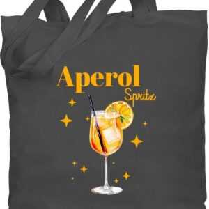 Shirtracer Umhängetasche Aperol Spritz Kostüm Aperoli Aperollin Freundin Spritztour, Karneval & Fasching