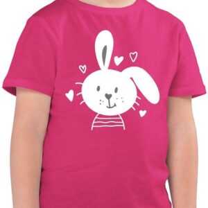 T-Shirt Hasen Schlappohr Scribble weiß - Geschenk Ostern Junge - Jungen Kinder T-Shirt Ostern Jungs Ostergeschenke Outfit, kleines Ostergeschenk für mehr jährige Junden