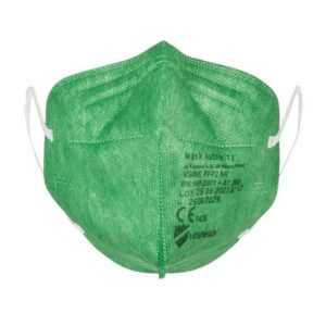 Virshields Gesichtsmaske FFP2 Masken in Grün, 30 Stück einzeln verpackt, Made in EU