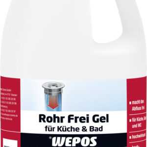 Wepos Rohr Frei Gel für Küche und Bad 2 L