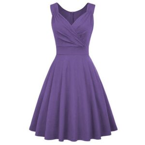 ZWY A-Linien-Kleid rock damen knielang,A-Linien-Kleid,kleider damen festlich (Anlass: Hochzeit, Festival, Party, Geschenk) Bequemes Kleid für Partys, Bälle, Geburtstage, Karneval