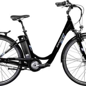 Zündapp E-Bike City Green 3.7 700c Damen 28 Zoll RH 48cm 7-Gang 374 Wh schwarz blau