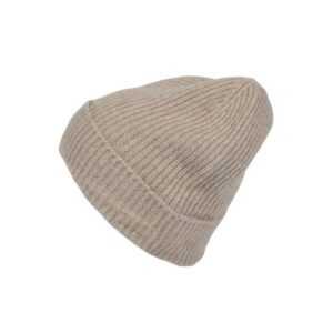 Zwillingsherz Strickmütze Zwillingsherz Damen Mütze Beanie aus 100 % Kaschmir Breiter Umschlag