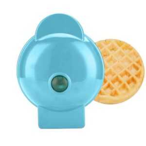 autolock Waffeleisen Mini Waffeleisen Waffel Maschine 350W mit Antihaftbeschichtung, 350,00 W, kleiner Waffelmaker für Kindergeburtstage Familienfeiern Ostern