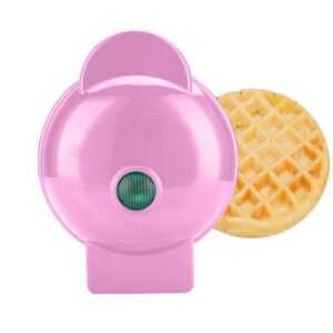 autolock Waffeleisen Mini Waffeleisen Waffel Maschine 350W mit Antihaftbeschichtung, 350,00 W, kleiner Waffelmaker für Kindergeburtstage Familienfeiern Ostern