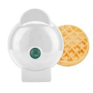 autolock Waffeleisen Mini Waffeleisen Waffel Maschine 350W mit Antihaftbeschichtung, 350,00 W, kleiner Waffelmaker für Kindergeburtstage Familienfeiern Ostern