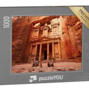 puzzleYOU Puzzle Al Khazneh: Schatzkammer der Stadt Petra, 1000 Puzzleteile, puzzleYOU-Kollektionen Naher Osten