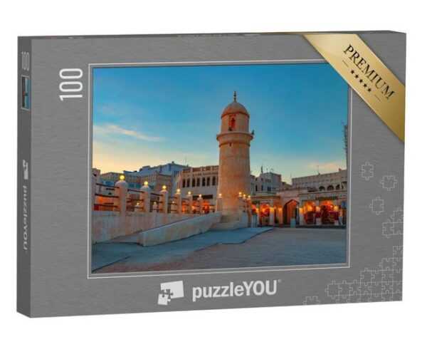 puzzleYOU Puzzle Auf dem Souq Waqif in Doha, Katar, 100 Puzzleteile, puzzleYOU-Kollektionen Naher Osten