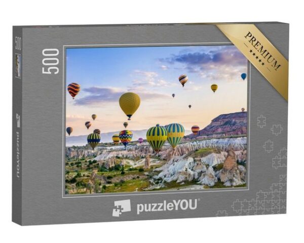 puzzleYOU Puzzle Ballonfahrt, Goreme, Kappadokien, Türkei, 500 Puzzleteile, puzzleYOU-Kollektionen Naher Osten