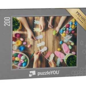 puzzleYOU Puzzle Basteln für Ostern, 200 Puzzleteile, puzzleYOU-Kollektionen Festtage