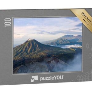 puzzleYOU Puzzle Bergkette bei Sonnenaufgang, Ost-Java, Indonesien, 100 Puzzleteile, puzzleYOU-Kollektionen Vulkane