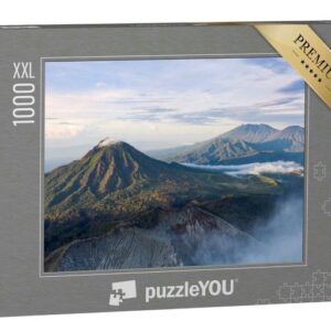 puzzleYOU Puzzle Bergkette bei Sonnenaufgang, Ost-Java, Indonesien, 1000 Puzzleteile, puzzleYOU-Kollektionen Vulkane