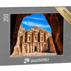 puzzleYOU Puzzle Blick aus einer Höhle des Ad Deir-Klosters, Petra, 200 Puzzleteile, puzzleYOU-Kollektionen Naher Osten