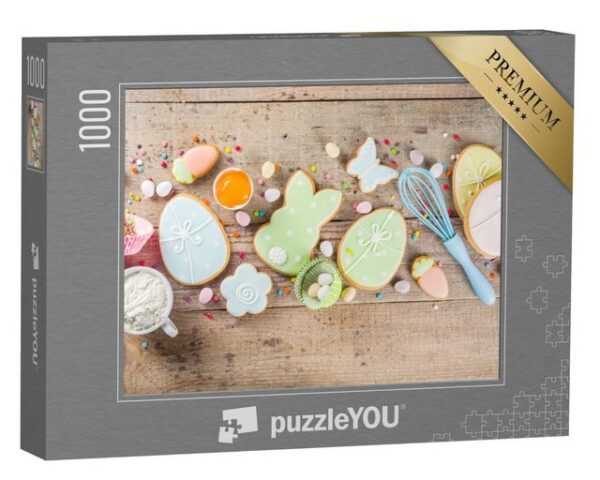 puzzleYOU Puzzle Bunte Oster-Bäckerei, 1000 Puzzleteile, puzzleYOU-Kollektionen Festtage
