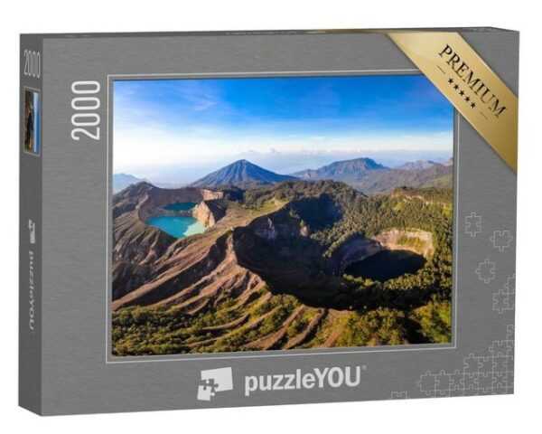 puzzleYOU Puzzle Danau Kelimutu, Ende, Ost-Nusa Tenggara, 2000 Puzzleteile, puzzleYOU-Kollektionen Asien