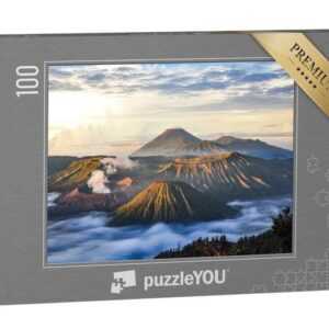 puzzleYOU Puzzle Der Vulkan Mount Bromo in Ost-Java, Indonesien, 100 Puzzleteile, puzzleYOU-Kollektionen Asien