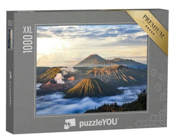 puzzleYOU Puzzle Der Vulkan Mount Bromo in Ost-Java, Indonesien, 1000 Puzzleteile, puzzleYOU-Kollektionen Asien