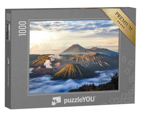 puzzleYOU Puzzle Der Vulkan Mount Bromo in Ost-Java, Indonesien, 1000 Puzzleteile, puzzleYOU-Kollektionen Asien