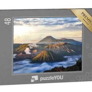 puzzleYOU Puzzle Der Vulkan Mount Bromo in Ost-Java, Indonesien, 48 Puzzleteile, puzzleYOU-Kollektionen Asien