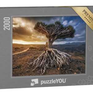 puzzleYOU Puzzle Drachenbäume auf dem Dixam-Plateau, Jemen, 2000 Puzzleteile, puzzleYOU-Kollektionen Naher Osten