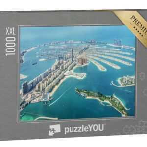 puzzleYOU Puzzle Dubai Palm Jumeirah, Vereinigte Arabische Emirate, 1000 Puzzleteile, puzzleYOU-Kollektionen Arabien, Naher Osten