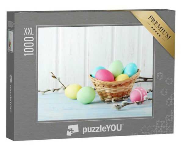 puzzleYOU Puzzle Frohe Ostern!, 1000 Puzzleteile, puzzleYOU-Kollektionen Festtage