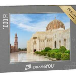 puzzleYOU Puzzle Große Sultan-Qabus-Moschee in Maskat, Oman, 1000 Puzzleteile, puzzleYOU-Kollektionen Naher Osten