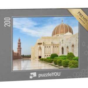 puzzleYOU Puzzle Große Sultan-Qabus-Moschee in Maskat, Oman, 200 Puzzleteile, puzzleYOU-Kollektionen Naher Osten