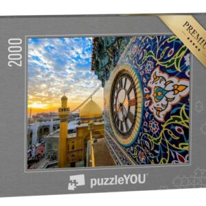 puzzleYOU Puzzle Imam ali Schrein Uhrentor - najaf - iraq, 2000 Puzzleteile, puzzleYOU-Kollektionen Naher Osten
