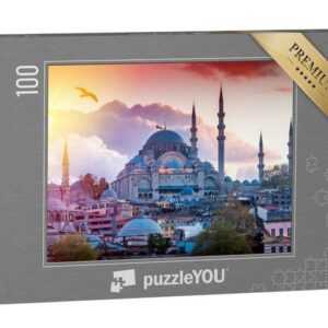 puzzleYOU Puzzle Istanbul, Ansicht der türkischen Hauptstadt, 100 Puzzleteile, puzzleYOU-Kollektionen Türkei, Istanbul, Naher Osten