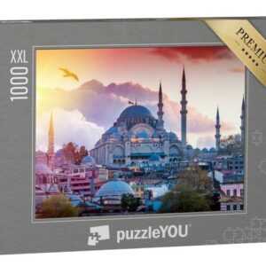 puzzleYOU Puzzle Istanbul, Ansicht der türkischen Hauptstadt, 1000 Puzzleteile, puzzleYOU-Kollektionen Türkei, Istanbul, Naher Osten